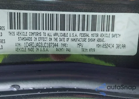 2018 Dodge Durango Sxt Awd from USA, damaged, VIN 1C4RDJAG3JC187344